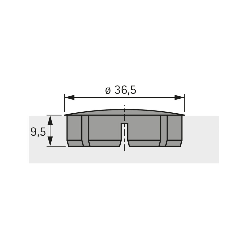 TAPA BLANCA BISAGRA D35 HETTICH 2