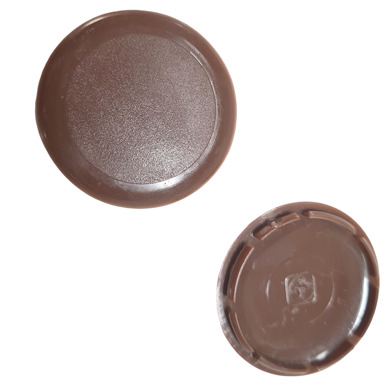 Tapa marron bisagra d35 hettich
