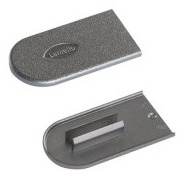 Tapa plastico cabineo (100u) acero oscur