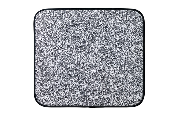 TAPETE ESCURRIDOR MICROFIB41 * 46 CM BLA
