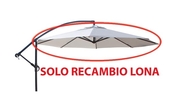 TELA RECAMBIO PARASOL EXCEARENA