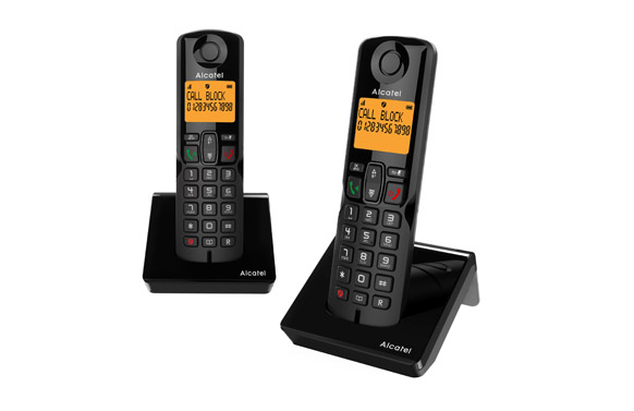 TELEFONO INALAMBRICO S280 NEGRO/NARANJA