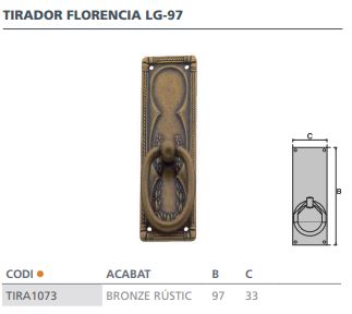 TIRADOR ANILLA 33X97 FLOREN.LG192503379 2