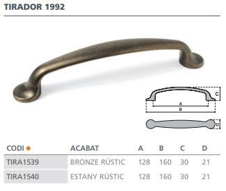 TIRADOR BRON. RUST.1992 (128MM)  6295501 2