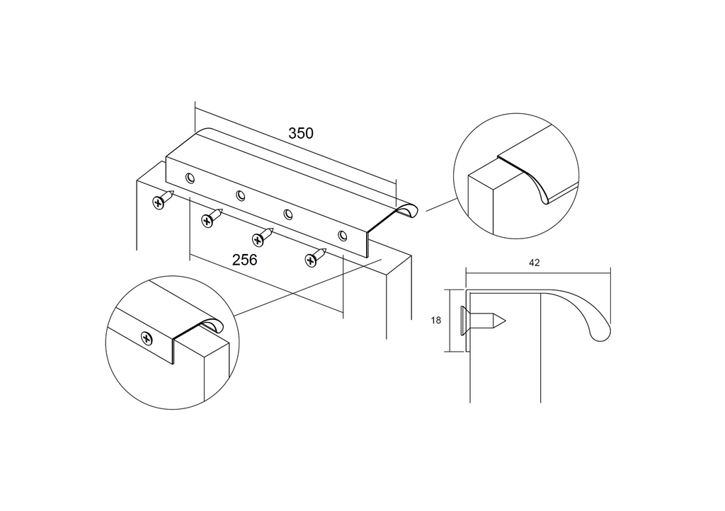 TIRADOR VIEFE ONA   0372256L30 NEGRO CEP 2