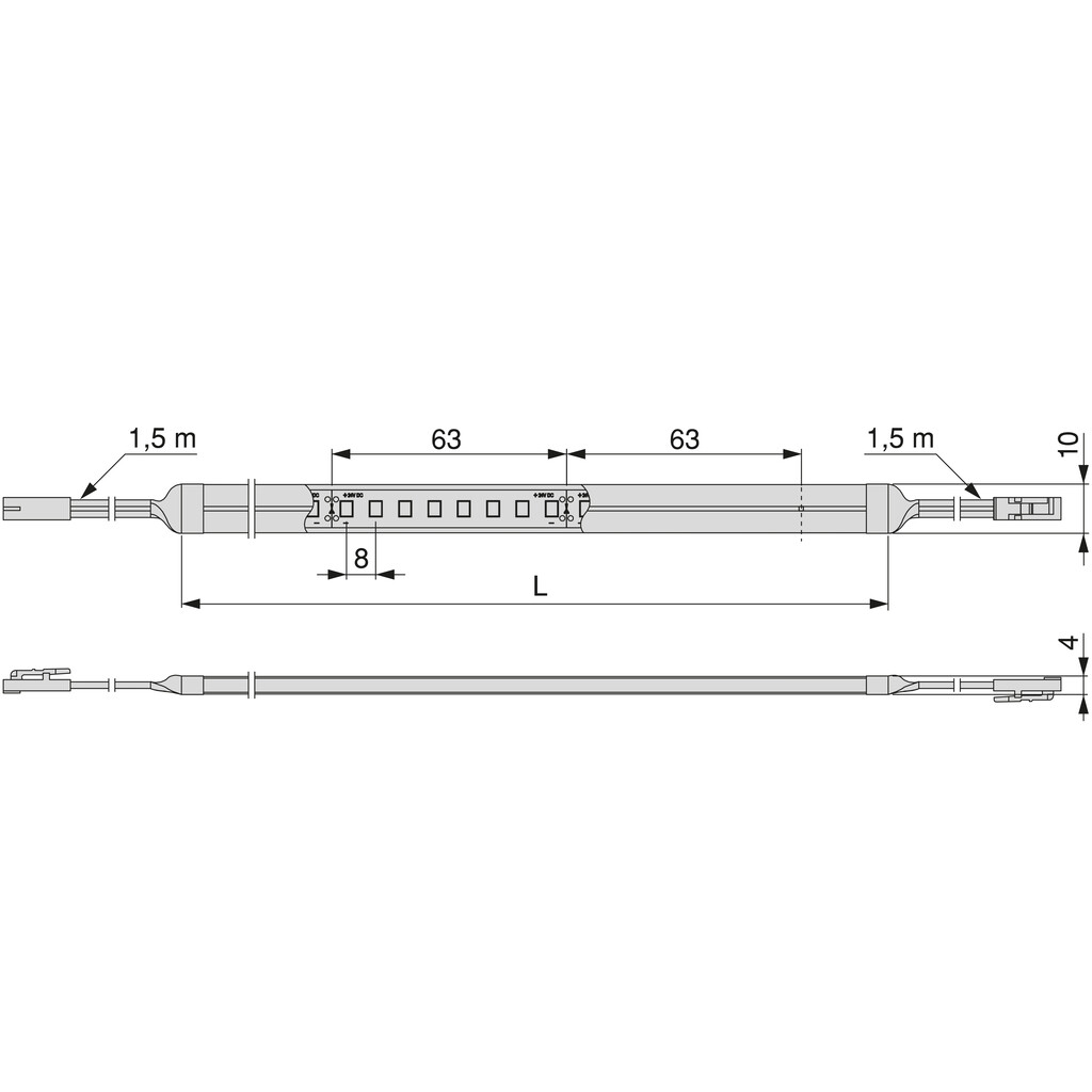 TIRA LED NEONLYNX 7.6W/M 5040MM  5162520 3