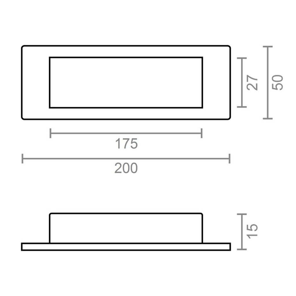 PLACA   EMBUTIR 200X50 NEGRO M 70035334 2