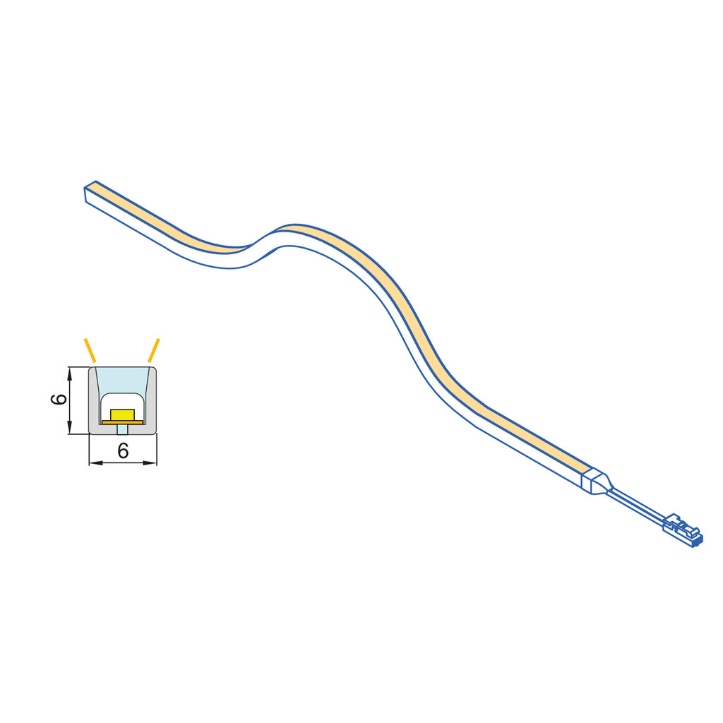 TIRA LED NEONLYNX H 7.2W 3024MM  5219820 3
