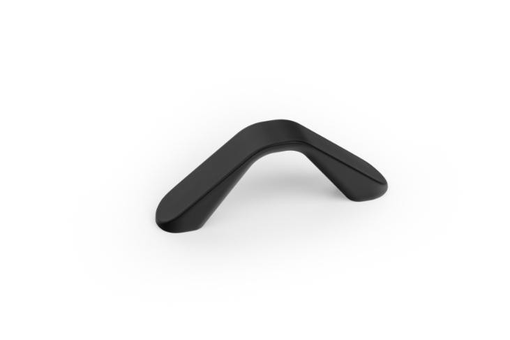 Tirador viefe dropp 0696064lm2 negro mat