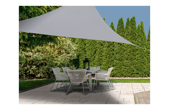 Toldo vela sombreo triangular poliester