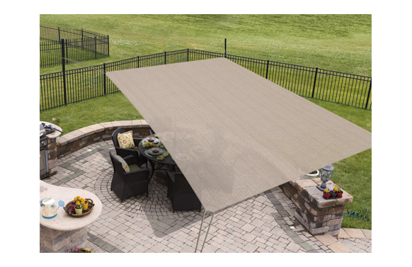 TOLDO VELA SOMBREO RECTANG2,19X3,9 M TIE