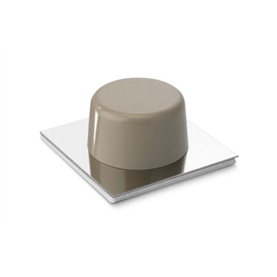 TOPE PUERTA ADHESIVO      BEIGE 2 UNIDAD