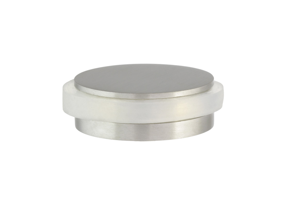 Tope puerta adhes. inox mate i-203/35-b