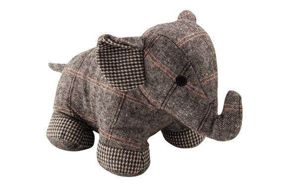 TOPE PUERTA TEXTIL 1 KG   ELEFANTE GRIS