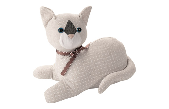 TOPE PUERTA TEXTIL 1 KG   GATO BLANCO