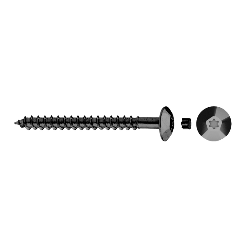 TORNILLO TIC 7X50 CINCADO NEGRO 10591102