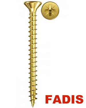 Tornillo fadis  c/avell. bicrom. 4.5x45