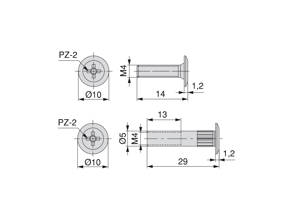 TORNILLO ENSAMB. 16/19 2TOR+2TUE 4131107 4