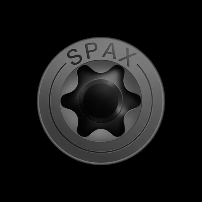 TORNILLO SPAX C/AV NEGRO 3,5X16 T20 200U 2