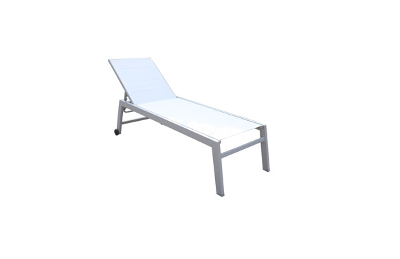 TUMBONA ALUMINIO PLATA+TEXBLANCO