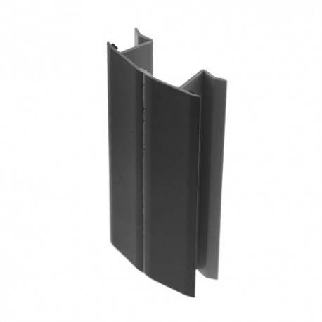 Union rincon flex.165mm pvc negro mate