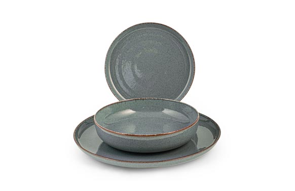 VAJILLA 12 PZ PORCELANA PEAZUL