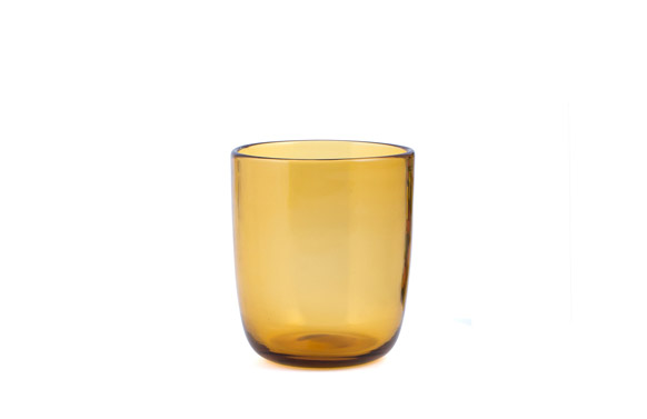 VASO VIDRIO SATURNO       35 CL - AMBAR