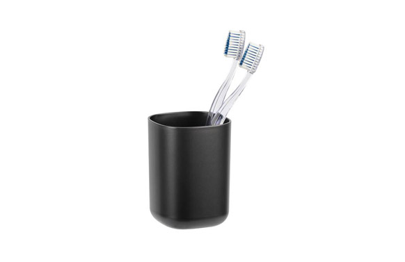 VASO PORTACEPILLO NEGRO MADAVOS