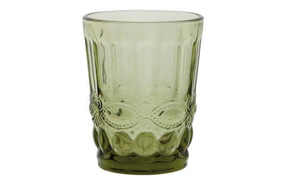 VASO GRABADO RITUAL RUSTICO 26 CL VERDE 7909002 1