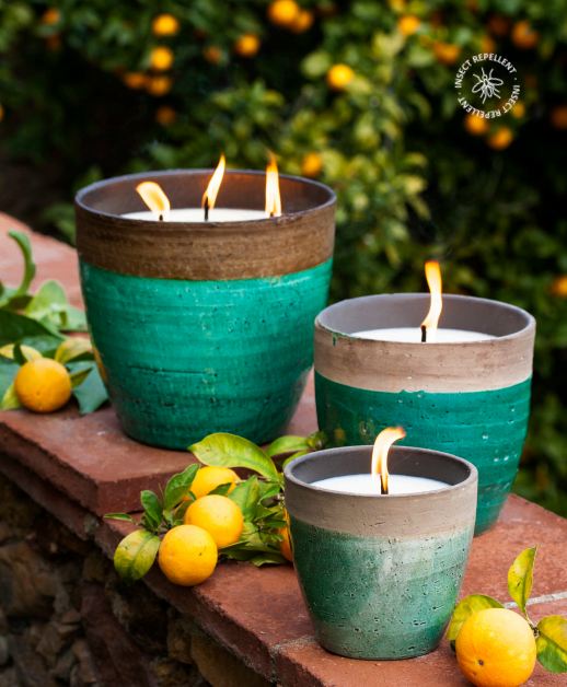 VELA TIESTO AMARILLO  18X18 KALYM13 CITR