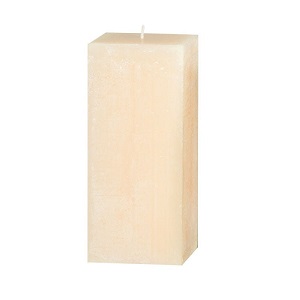 VELA CUADRADA CALINA DOR. 9X9X23 CQ23GDO