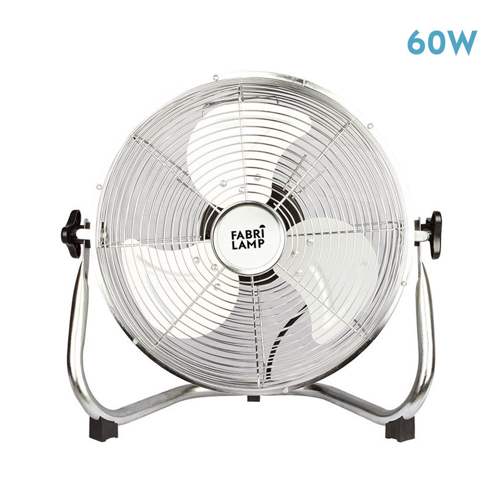 VENTILADOR IND.60W CROMO 3V. LIBIS