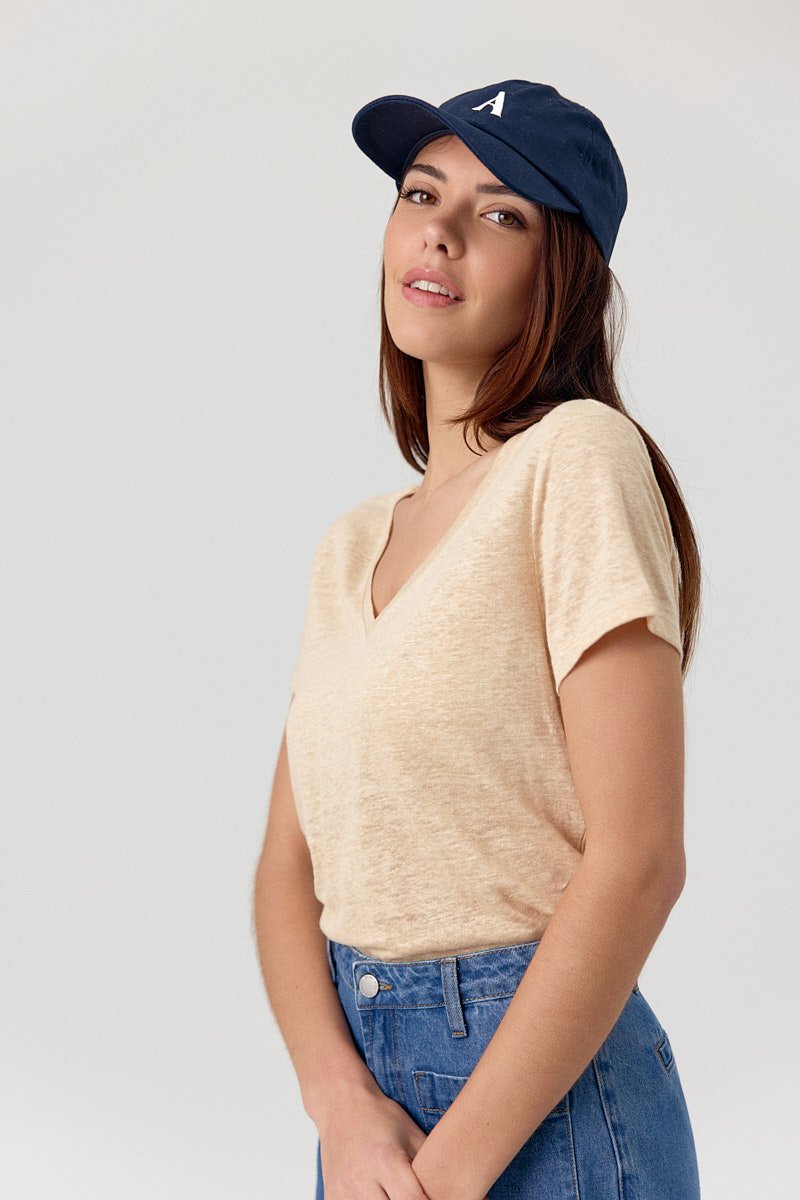 T-SHIRT DARLA - COLOR BEIGE
