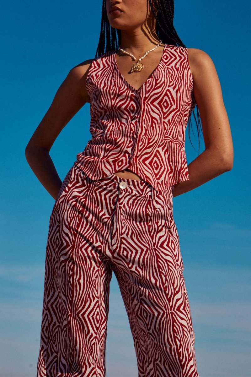 PANTALÓN ANIMAL RED – COLOR ROJO 4