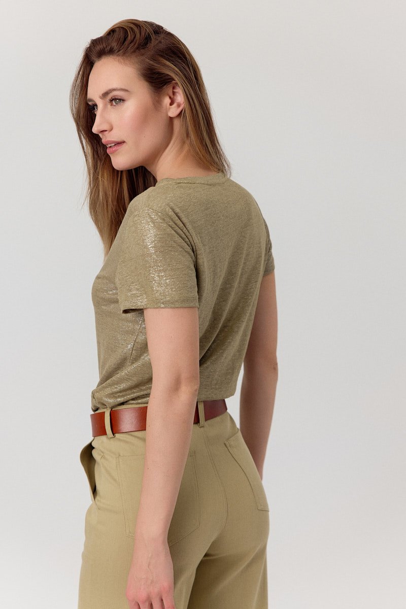 T-SHIRT ADELLE - COLOR KHAKI 4