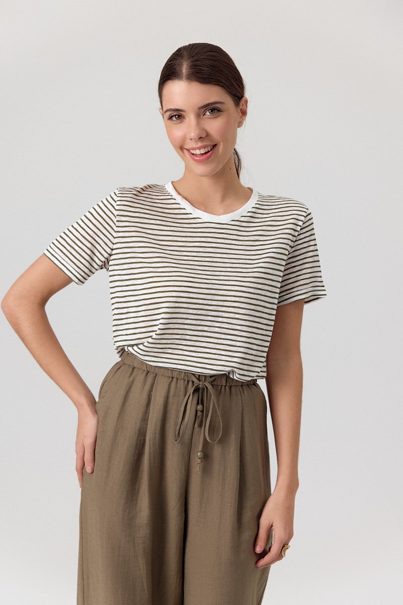 T-SHIRT LENA - COLOR KHAKI