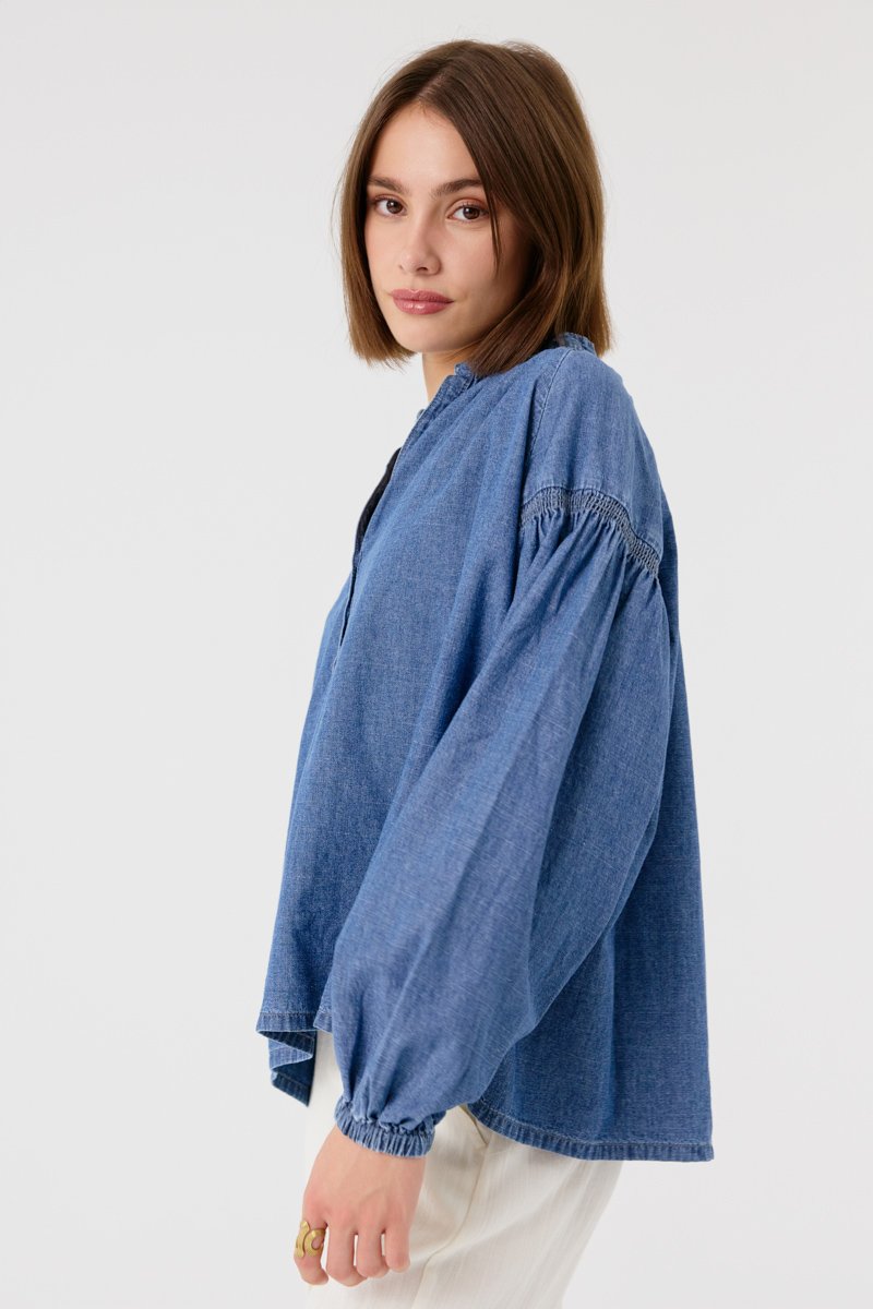BLOUSE CRISTALE - COLOR AZUL 4