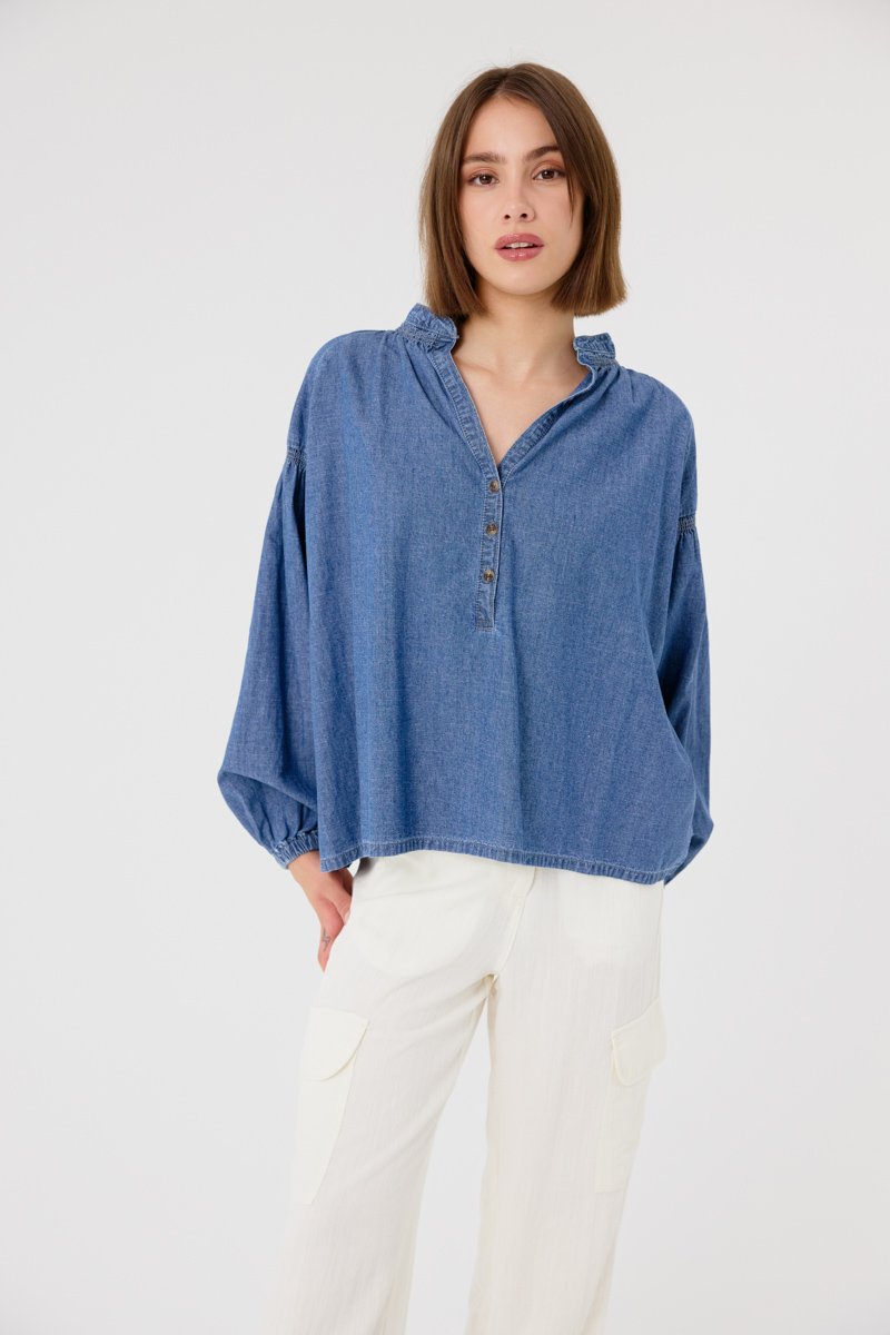BLOUSE CRISTALE - COLOR AZUL 1