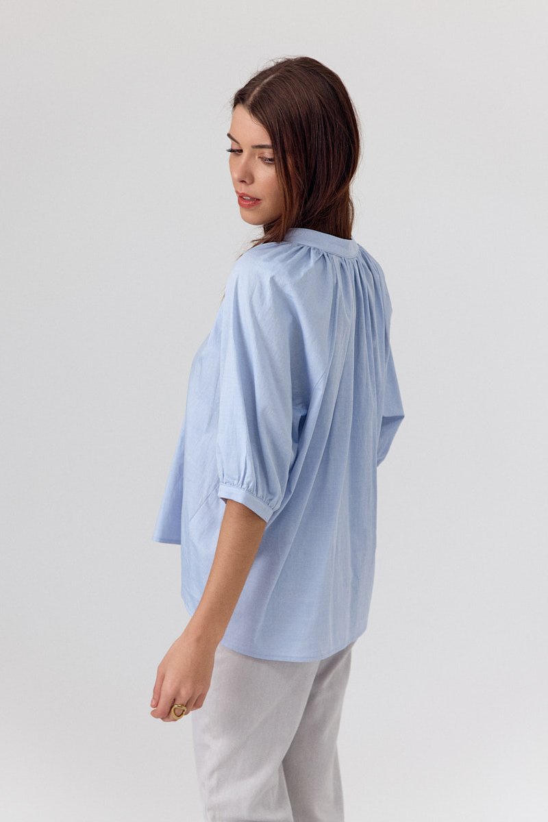 BLOUSE INES - COLOR BLUE 2
