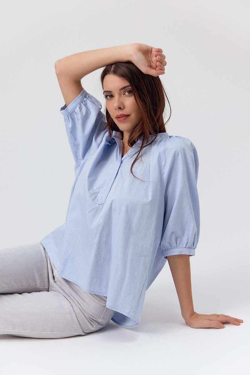 BLOUSE INES - COLOR BLUE 3