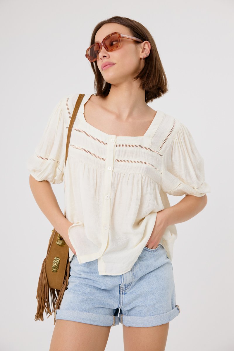 CHEMISE CHAINESE - COLOR BEIGE 2