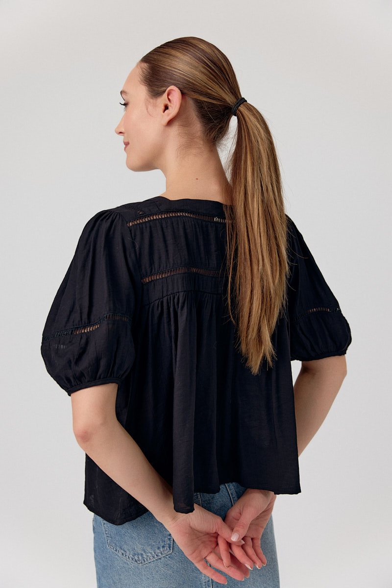 CHEMISE CHAINESE - COLOR BLACK 5
