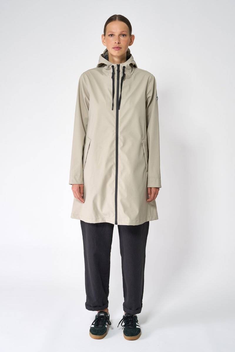 CHUBASQUERO IMPERMEABLE NUOVOLA - COLOR PIEDRA 5