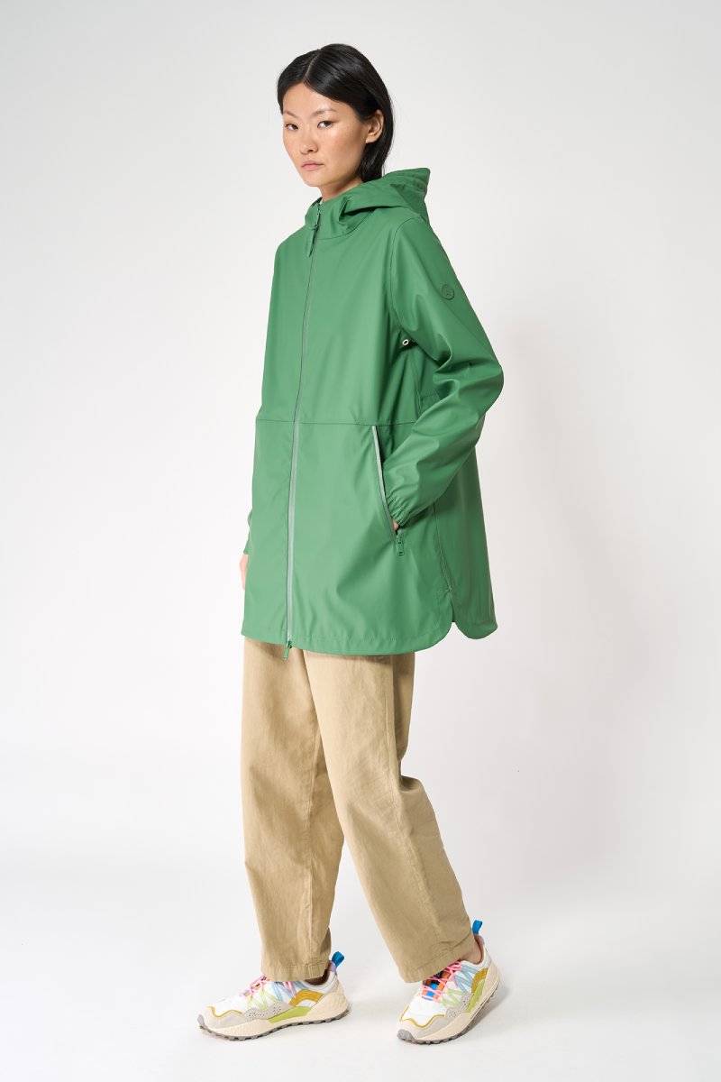 CHAQUETA IMPERMEABLE BROUILLARD - VERDE