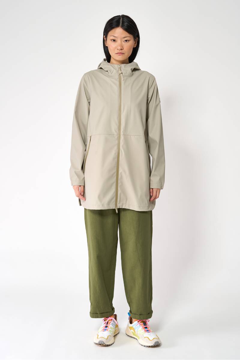 CHAQUETA IMPERMEABLE BROUILLARD - COLOR PIEDRA