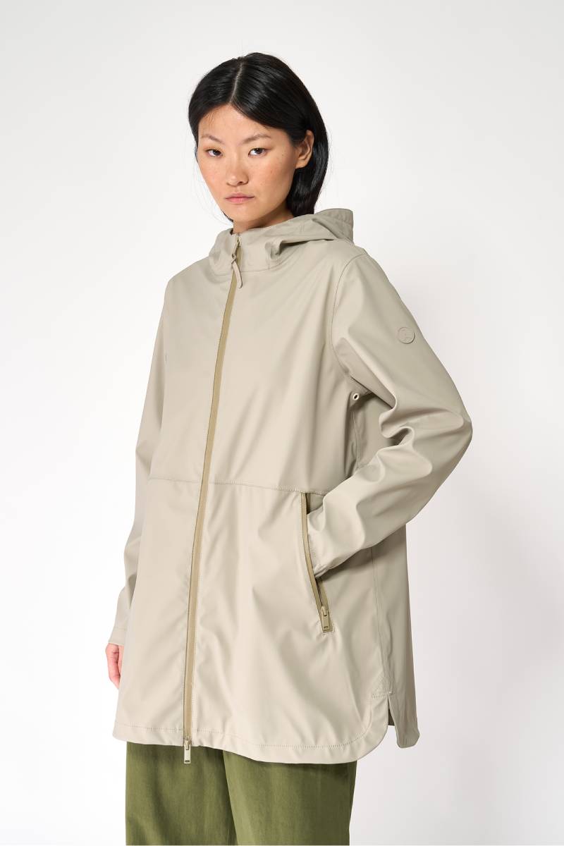 CHAQUETA IMPERMEABLE BROUILLARD - COLOR PIEDRA