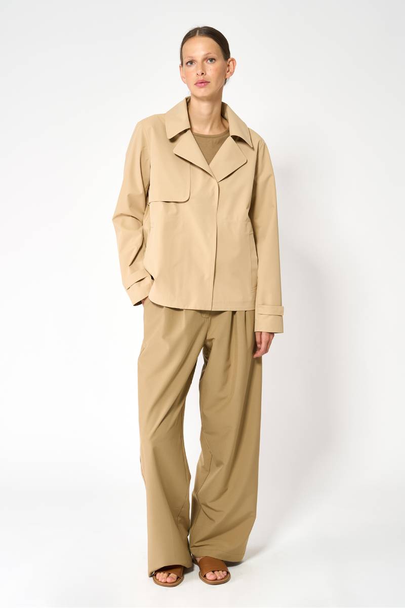 GABARDINA CORTA NIWL - COLOR BEIGE 2