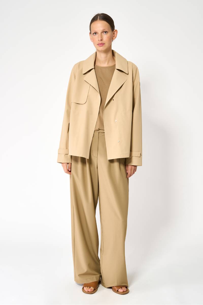GABARDINA CORTA NIWL - COLOR BEIGE 4