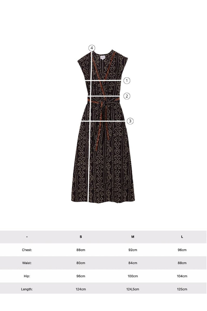 VESTIDO MANGA CORTA BLACK BROWN - COLOR MARINO 3