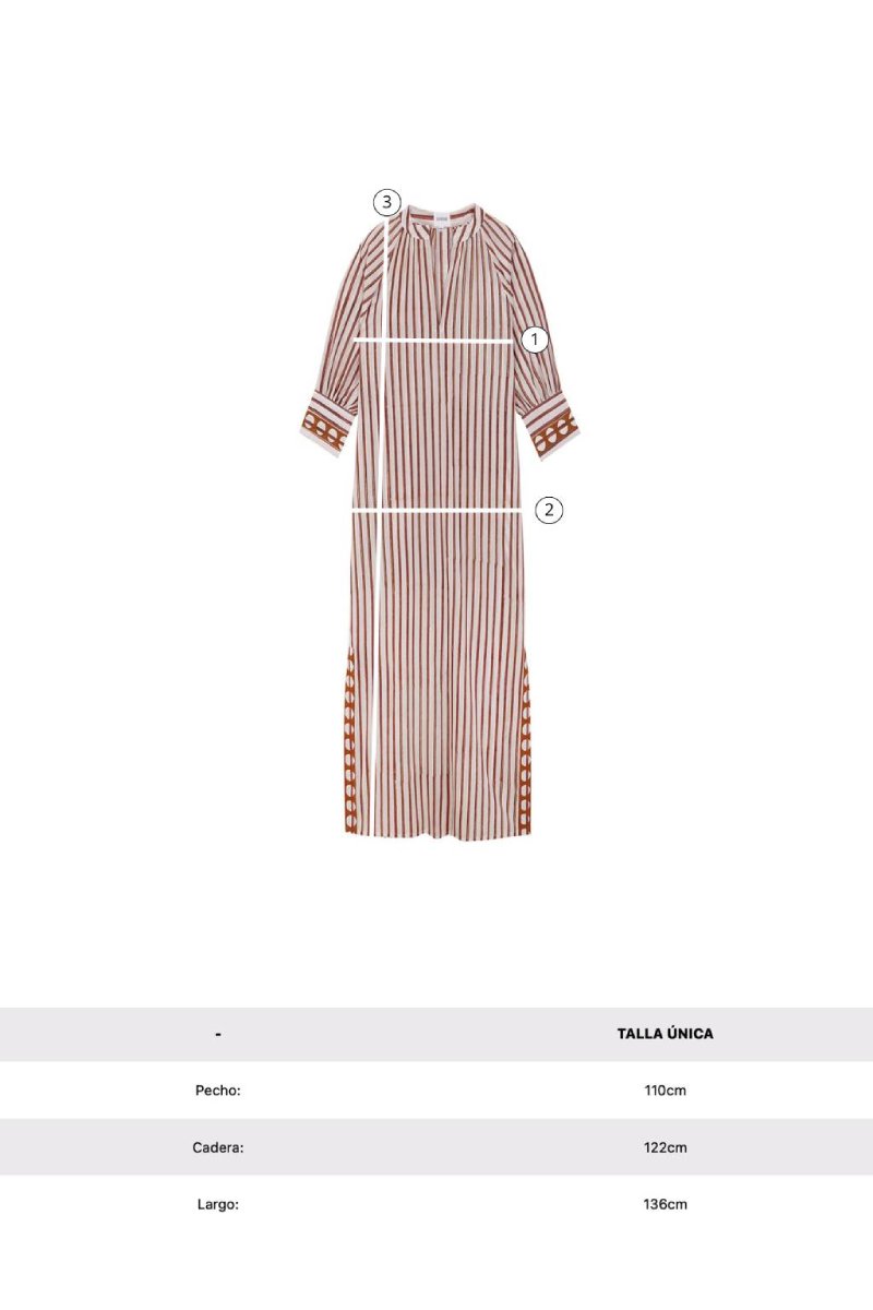 TÚNICA STRIPES - COLOR CRUDO 1